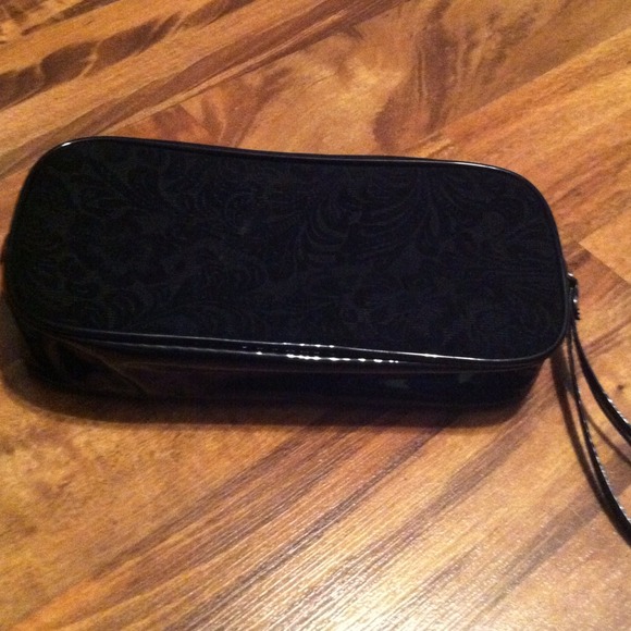 Black makeup bag