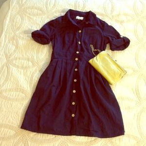 Navy blue dress