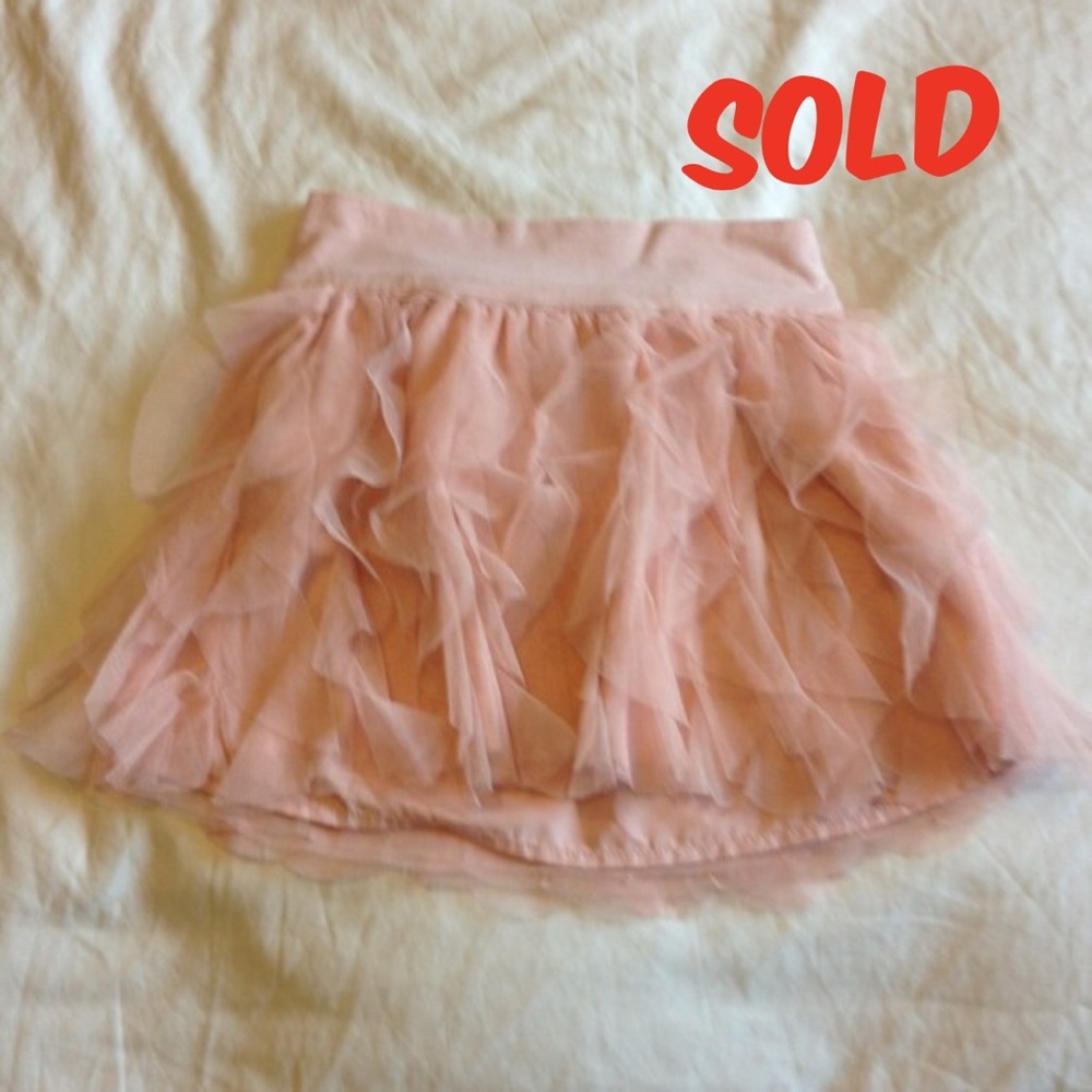 GAP Girls Powder Pink tutu skirt size S(6-7)