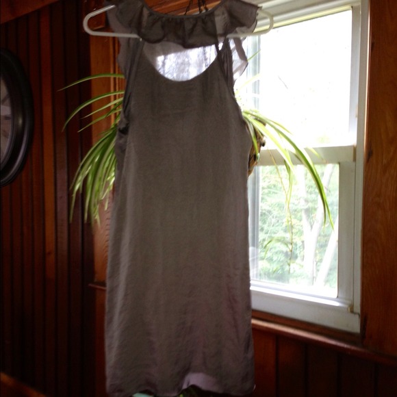 🌟 Reduced Grey Ruffle Top Dress - Picture 3 of 3