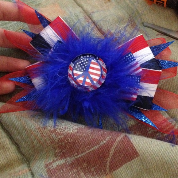 Red, White, and Blue hair bow!!!