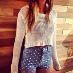 Brandy Melville polka dot shorts!