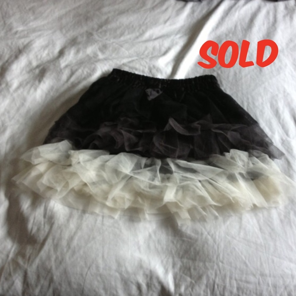 Girls Color-block Tutu Skirt size (6x/7)