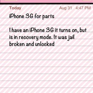 iPhone 3G for parts 👍paypal👍🚫trades🚫
