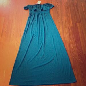 Blue maxi dress