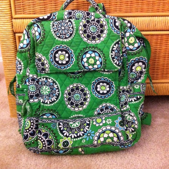 Vera Bradley green cupcake pattern