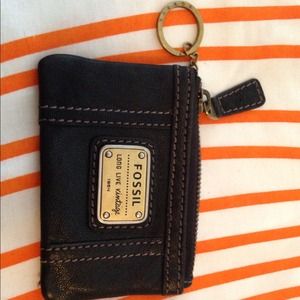 Fossil long live vintage zip coin purse