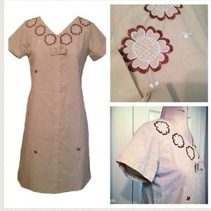 Mod Vintage 50's or 60's Day Dress