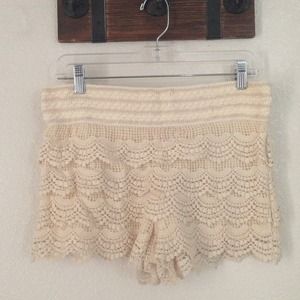 Knitted shorts/sandal bundle