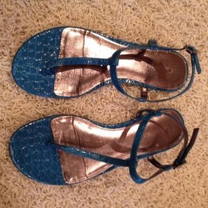 Calvin Klein blue sandals