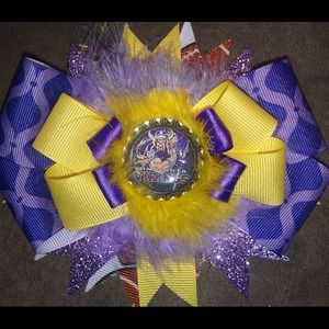 N.F.L. Football hair bow