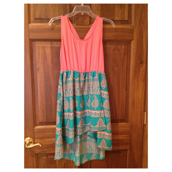 Event Dresses & Skirts - NWT - High/Low Coral Dress