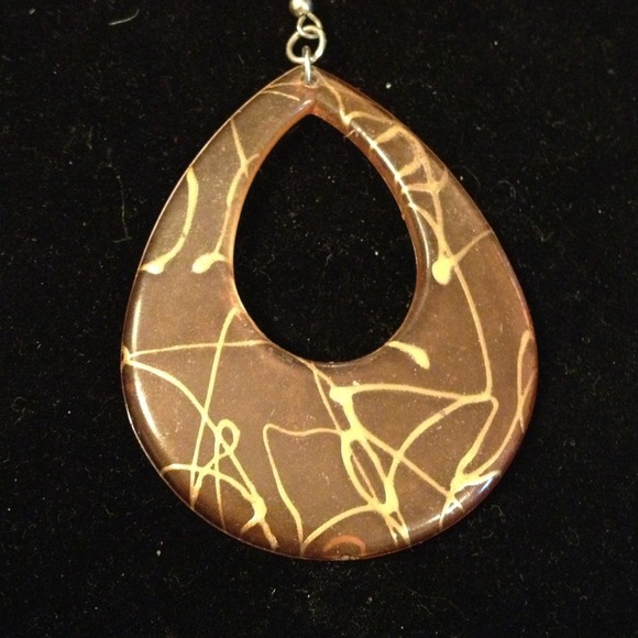 Fun scribble earrings - Picture 2 of 2