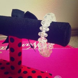 Clear crystal bracelet