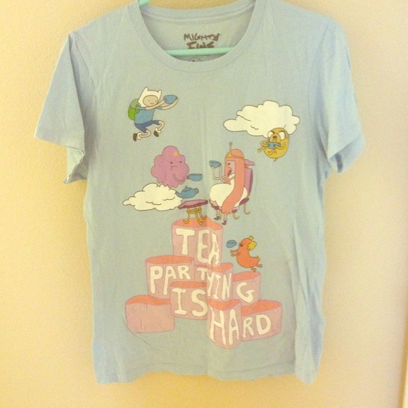 Adventure time "Tea partying in hard" fan shirt