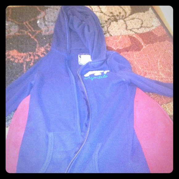 Cute zipper cardigan navy blue - Picture 1 of 1