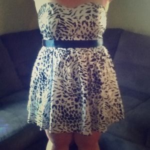Animal print dress