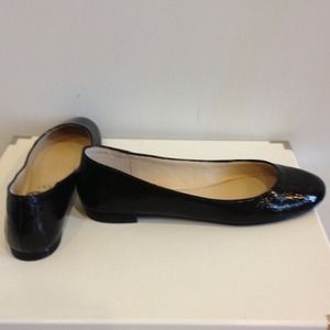 NEW Nine West Black Patent Flats