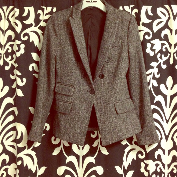 Black Tweed Blazer