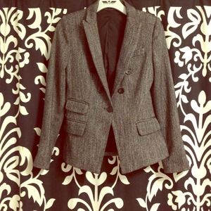 Black Tweed Blazer