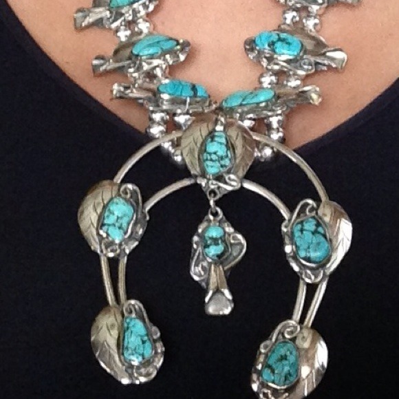 100% authentic Indian squash blossom beautiful - Picture 3 of 5