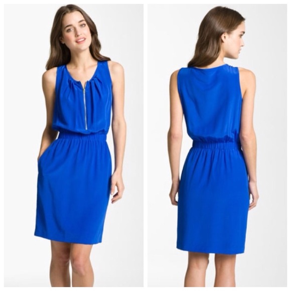 💙Eliza J Cobalt Blue Silk Tank Dress💙