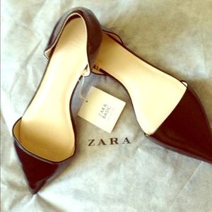 Zara Vamp Pointed flats
