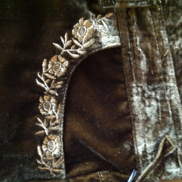 Free People "Moss Combo" Embellished Shorts - Picture 3 of 4