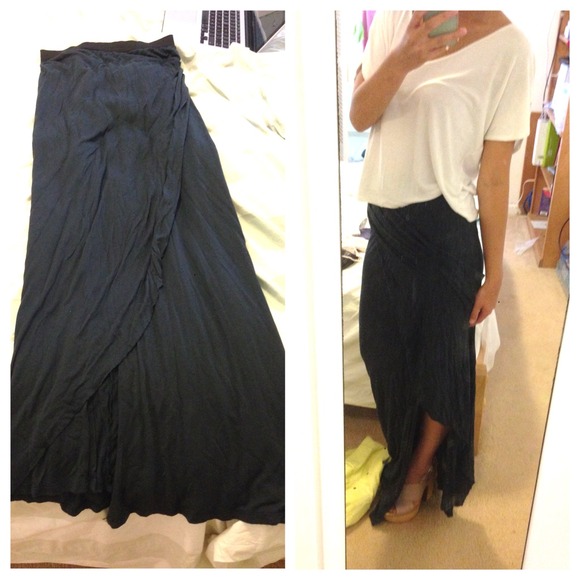 Lush Teal Maxi Skirt Size Small