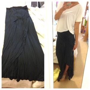 Lush Teal Maxi Skirt Size Small