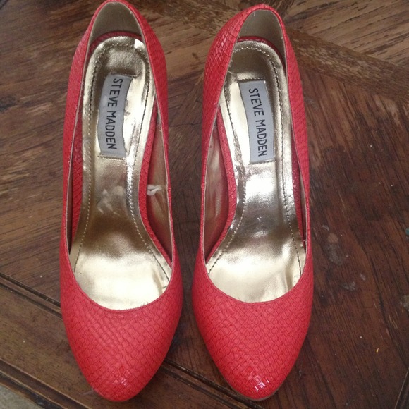 ❤️Sold Bundle❤️Steve Madden Tangerine Pumps - Picture 2 of 4