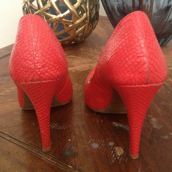 ❤️Sold Bundle❤️Steve Madden Tangerine Pumps - Picture 3 of 4
