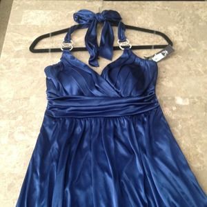 Dark blue dress