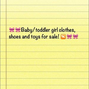 Baby girl / Toddler girl clothes !