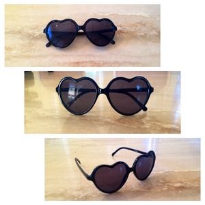 Heart shaped sunglasses