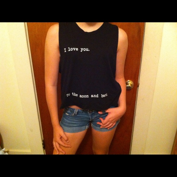 Brandy Melville I love you tank