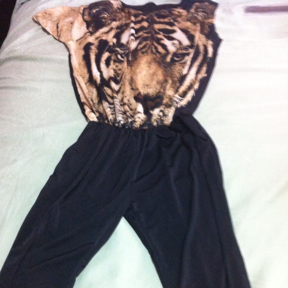 Woman's Drop Crotch Romper