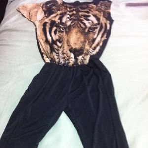 Woman's Drop Crotch Romper