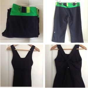 Bundle - Lululemon Crops and Cross Back Tank