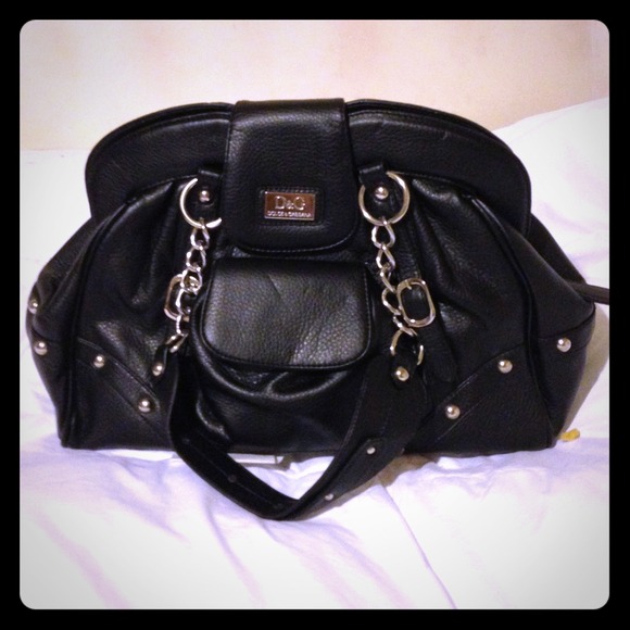 Black D&G bag! Silver details! NEW 18x12x6