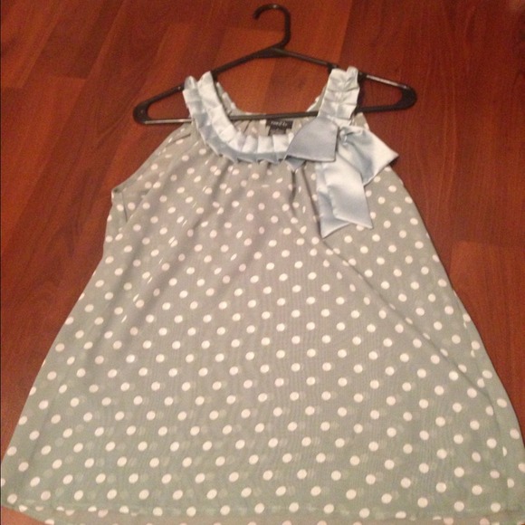 Polka-dotted flowy top from Rue 21