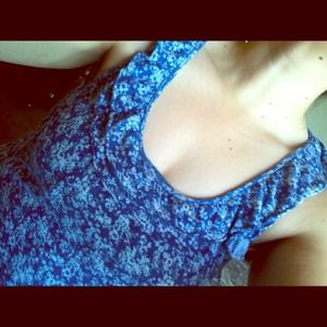 Cute light weight ruffled tank top