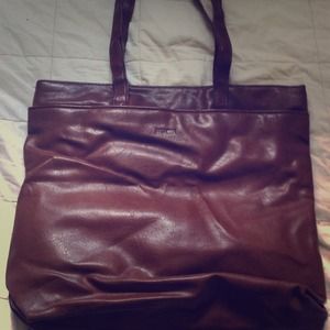vintage gitano tan leather tote