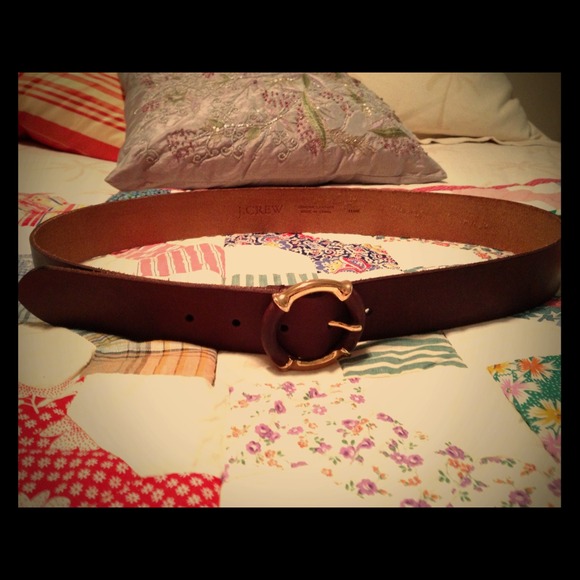 Jcrew medium leather belt