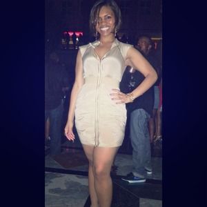 Sexy Bebe Nude Dress