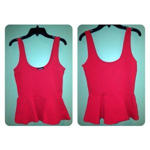 Peplum tank