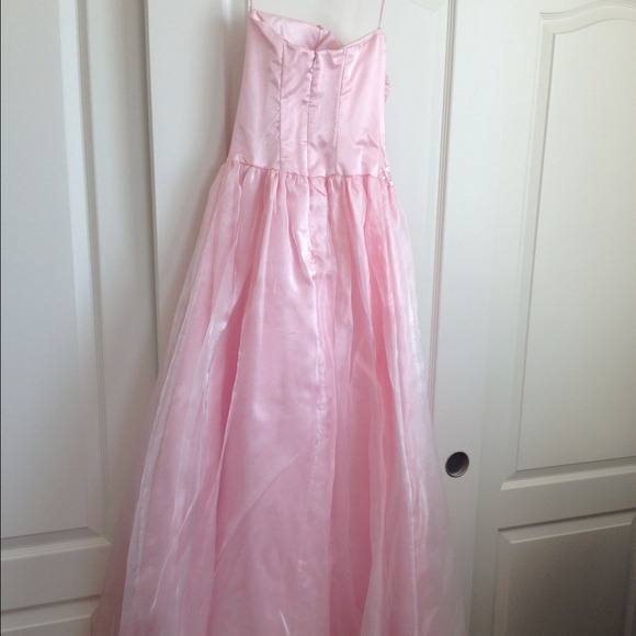 REDUCED Pink Princess Prom Formal Dress Small - Picture 3 of 4