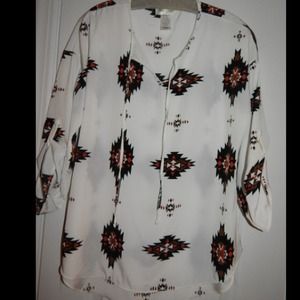 Aztec blouse