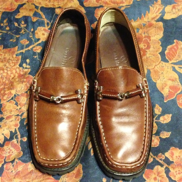 Cole Haan Saddle Brown Horse-Bit Loafer sz 6.5