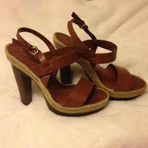 REDUCED Jessica Simpson wooden heels